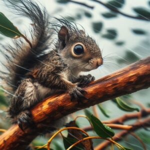 Squirrel in a Hurricane