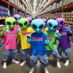 Aliens in Costco