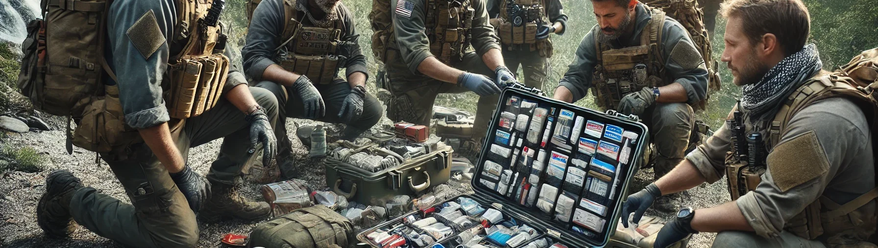 Survivalists with The Ultimate First Aid Kit