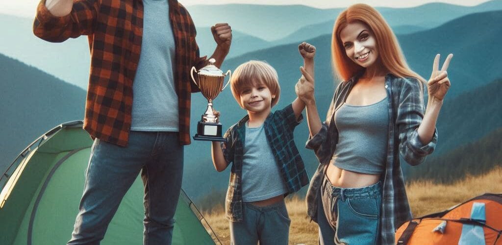 champion at camping