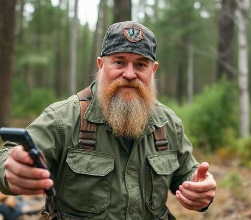 Survivalist Showing Off Essential Emergency Prep