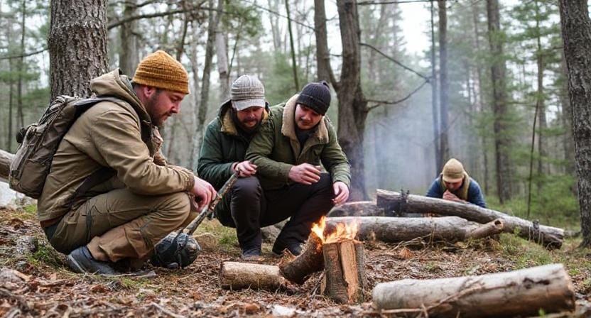 Survivalist Connecting with the Community