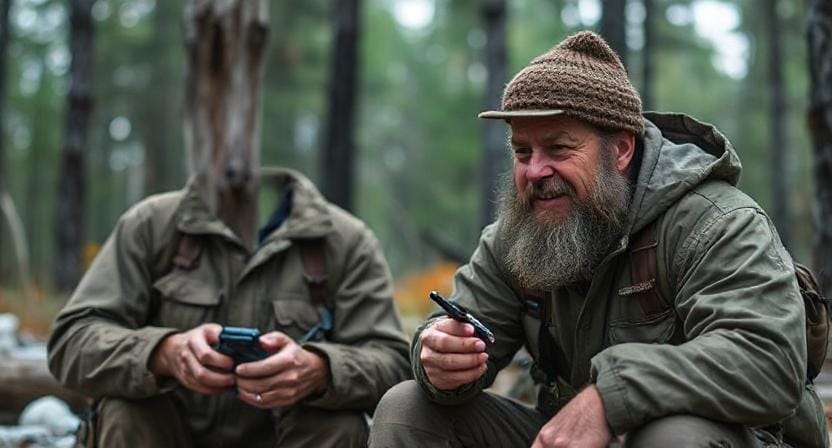 Survivalist Finding Humor in Real Life