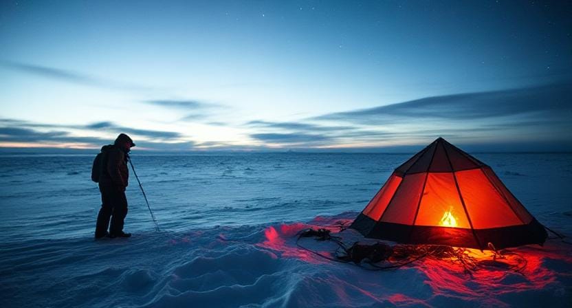 Survival Man During a Polar Shift