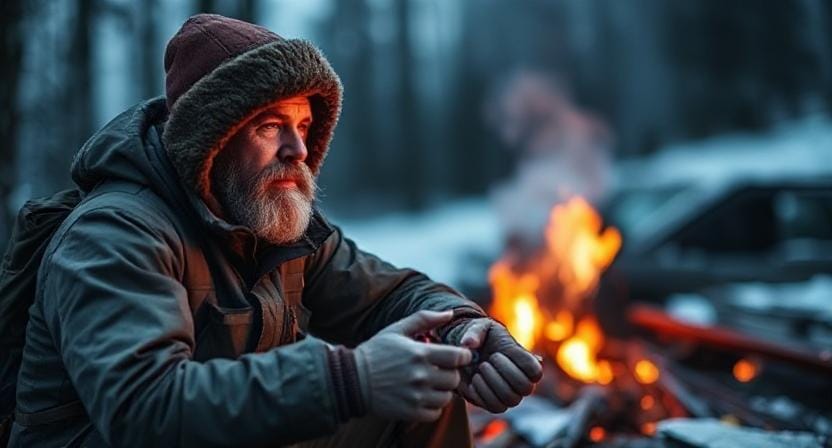 Survivalist Staying Calm Under Pressure