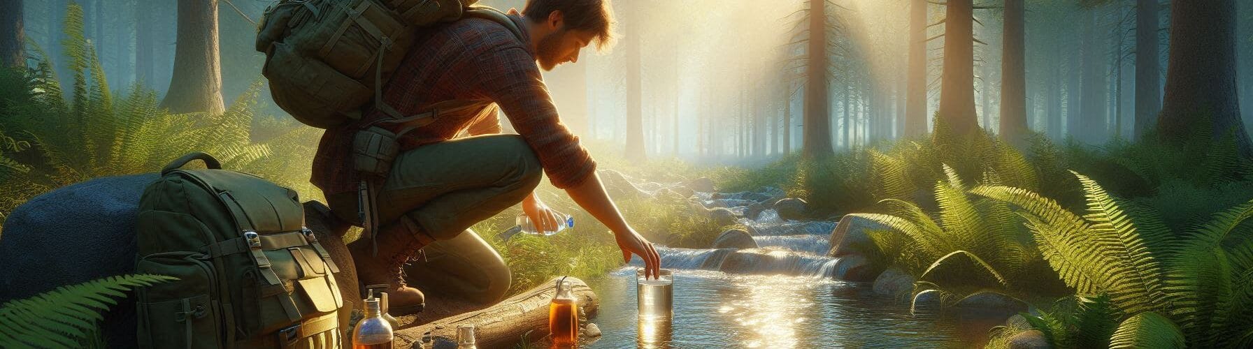 Finding and Purifying Drinking Water in the Wild