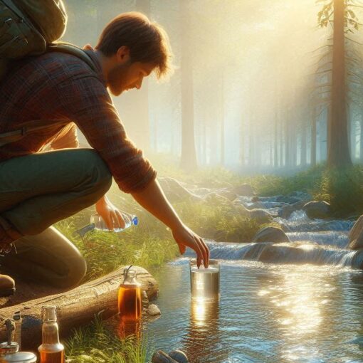 Finding and Purifying Drinking Water in the Wild