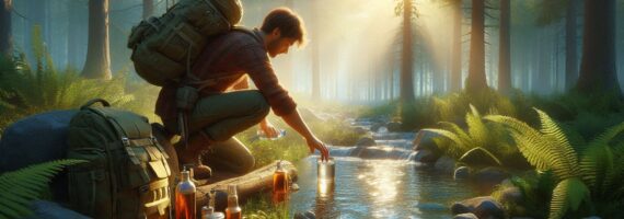 Finding and Purifying Drinking Water in the Wild