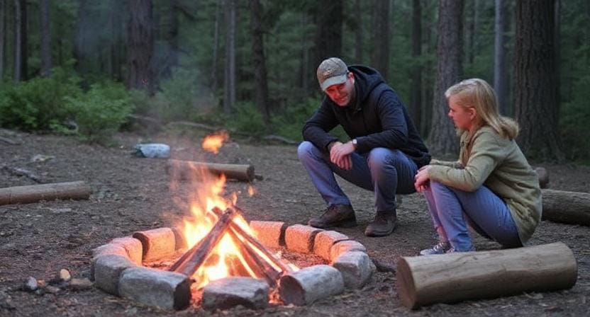 Getting Ready to Build a Campfire