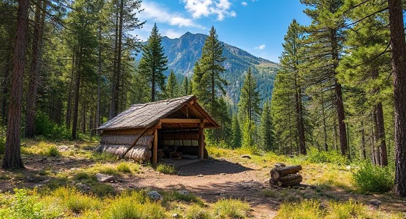 Building Shelter in the Wilderness