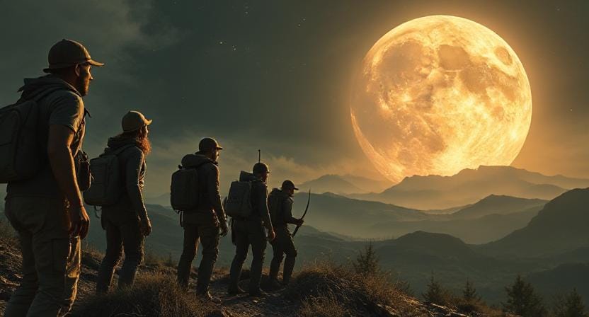 Teaming Up with Fellow Survivors When The Moon Crashes Into the Earth