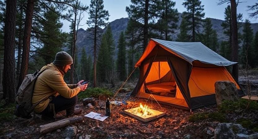 Survivalist Identifying Ideal Locations to Bug Out