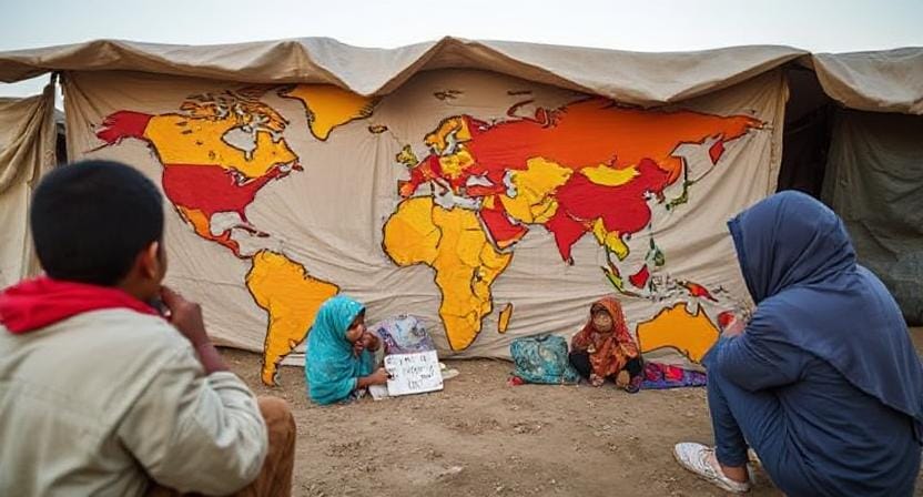 Global Refugees Getting Shelter