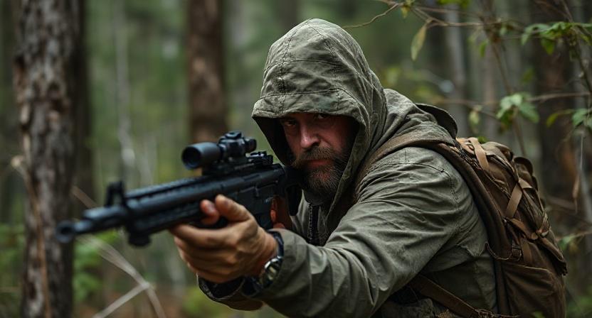 Survivor Man Using Stealth