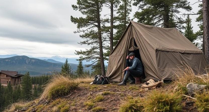 Survivalist Choosing the Right Location for their Shelter