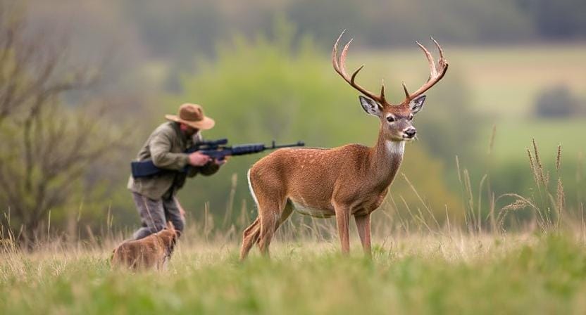 Hunting for Deer and Rabbits