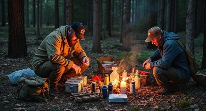 Survivalists Building Their Emergency Kit