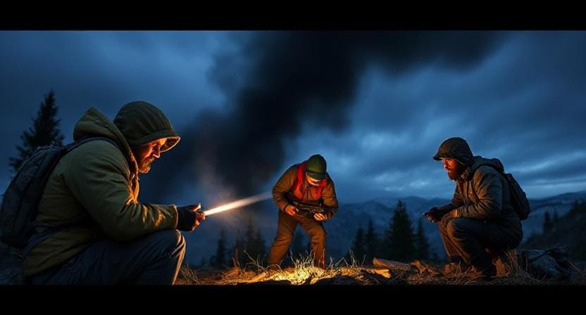 Survivalists Making Quick Decisions