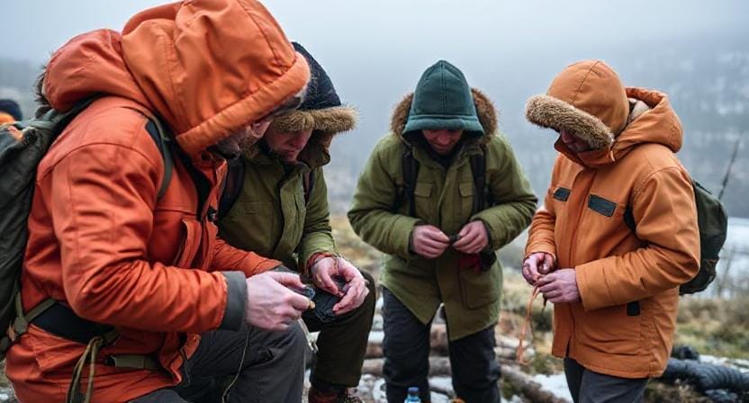 Survivalists Layering Their Clothing
