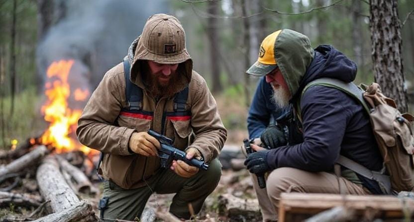 Survivalists Training for Emergencies