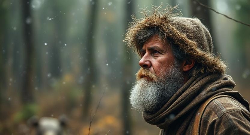 Survival Man Trusting his Senses