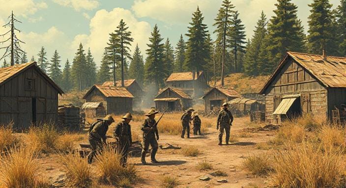 Survivalists in a Community After a Global War