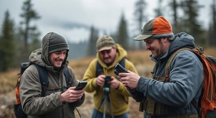 Survivalists Using Navigation Tools