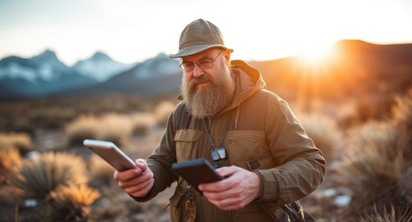 Survival Man Shopping for Solar-Powered Gadgets