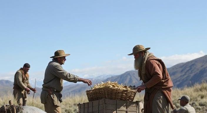 Survival Men Bartering for a Deal