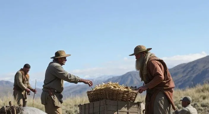 Survival Men Bartering for a Deal