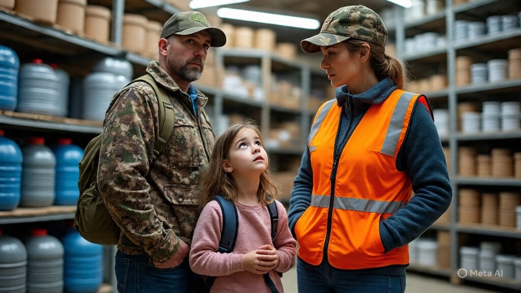 Family of Preppers with a Huge Supply of Food and Water