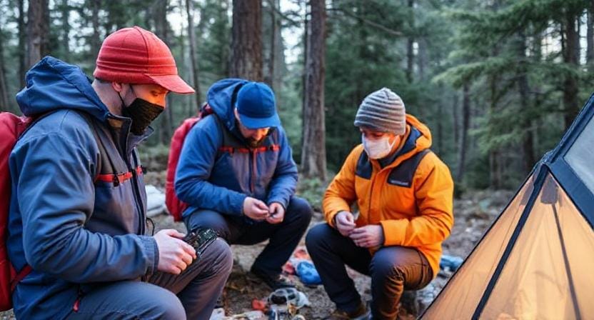 Suvivalists Setting Up Alarms and Alerts