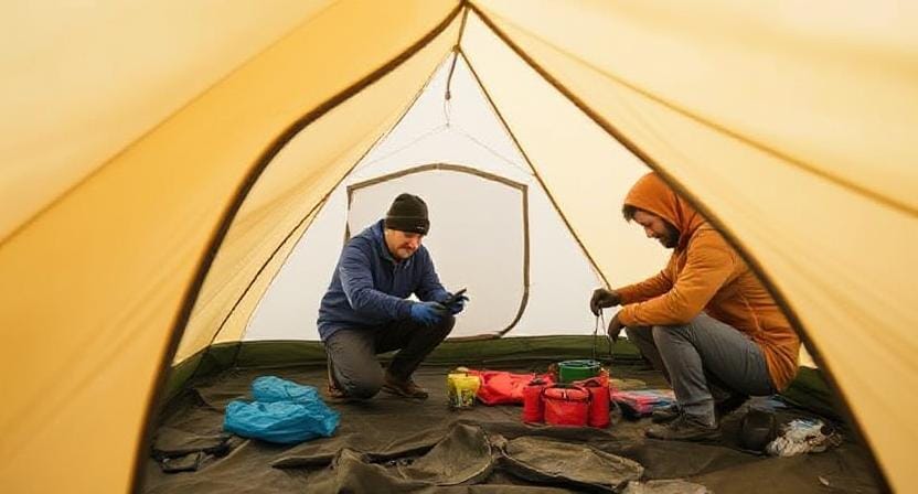 Suvivalists Waterproofing Their Tent
