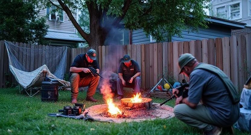 Urban Survivalists Securing Their Back Yard