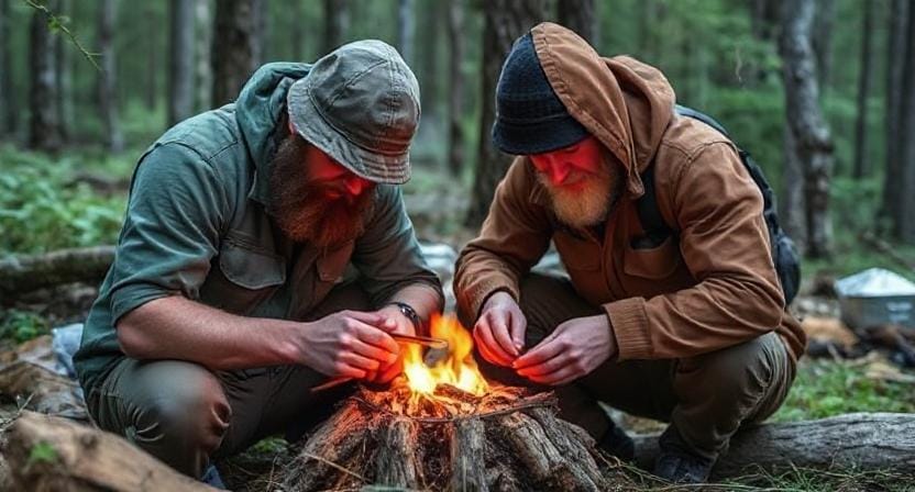 Suvivalists Making Their Own Survival Gear