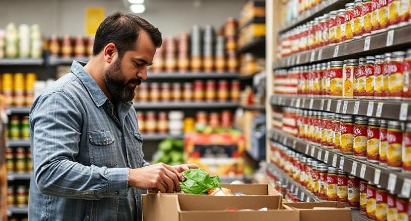 Suvivalist Shopping for Canned Goods