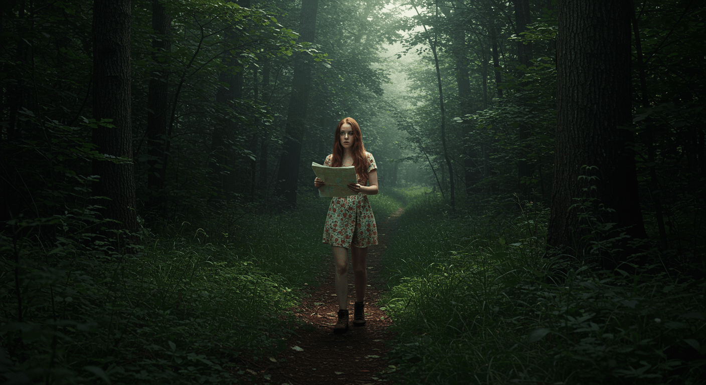 Woman Lost in the Forest