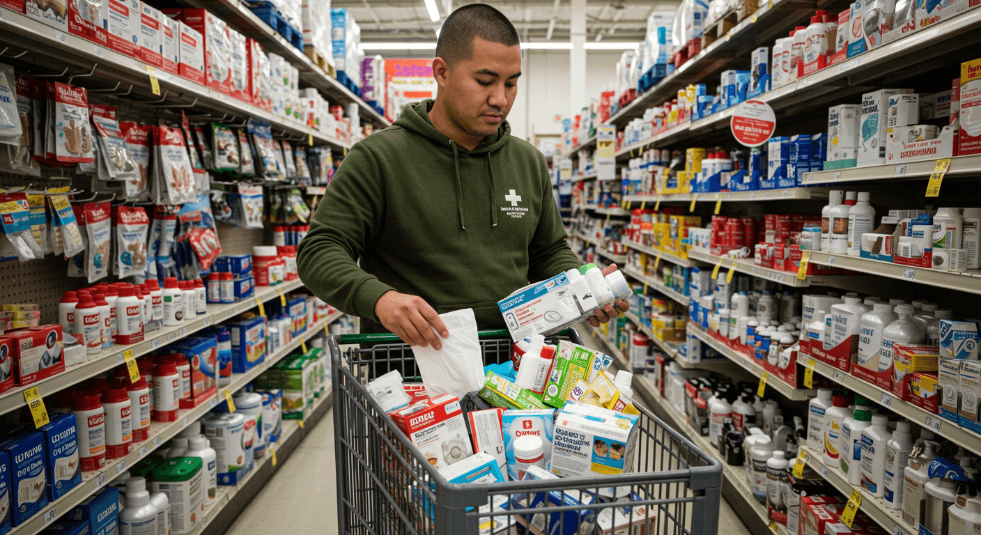 Getting First Aid Supplies