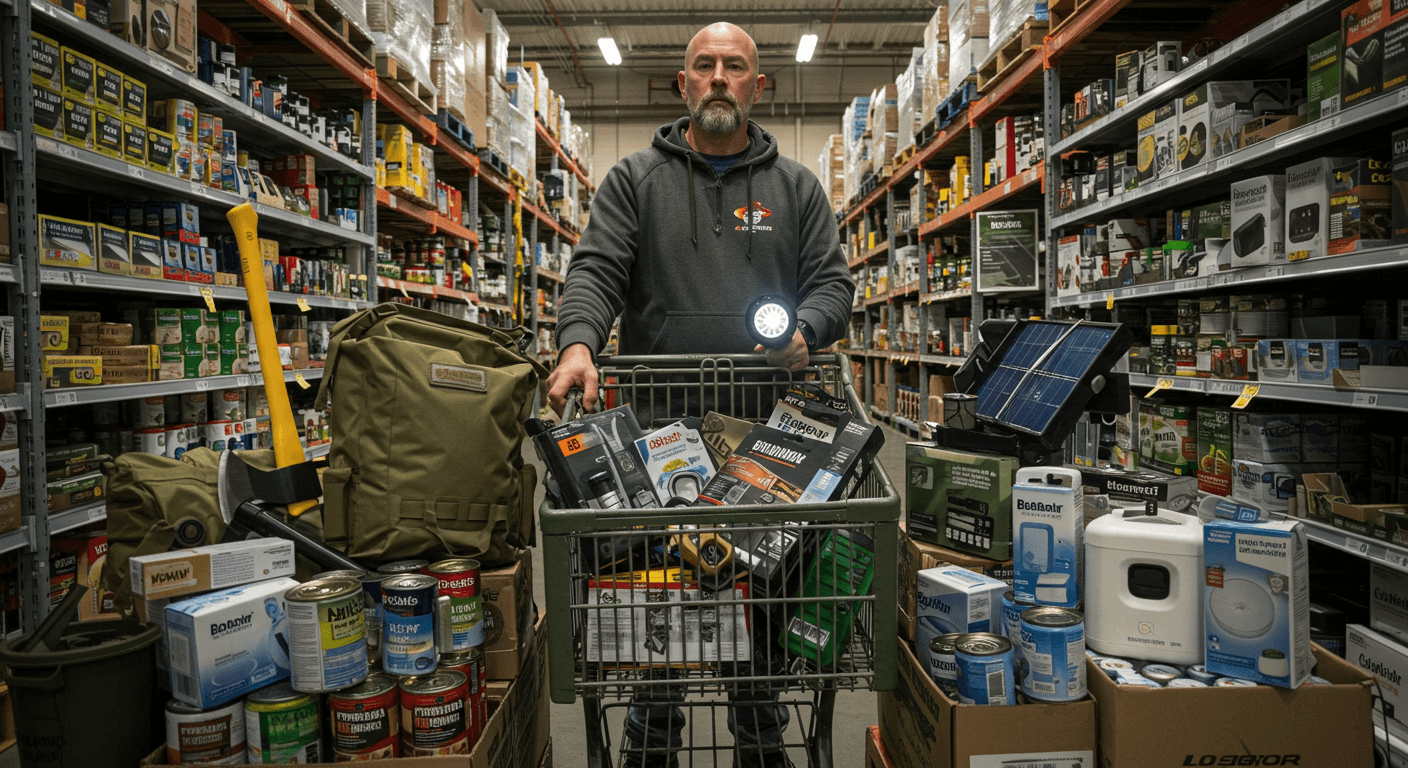 Prepper Shopping in Bulk for Tools and Survival Gear