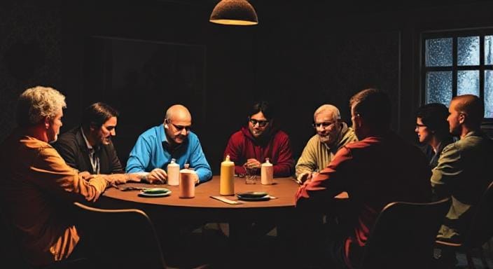 Survival Community Having a Meeting