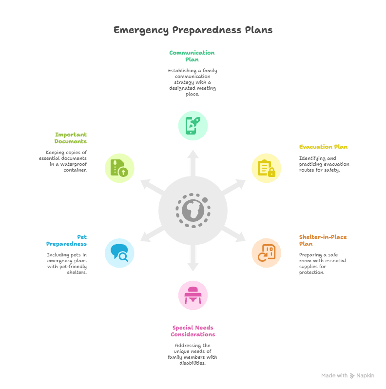 Infographic About Creating an Emergency Plan
