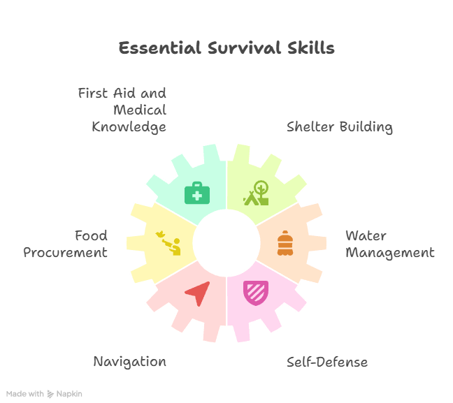 Infographic About Surviving Doomsday Scenarios