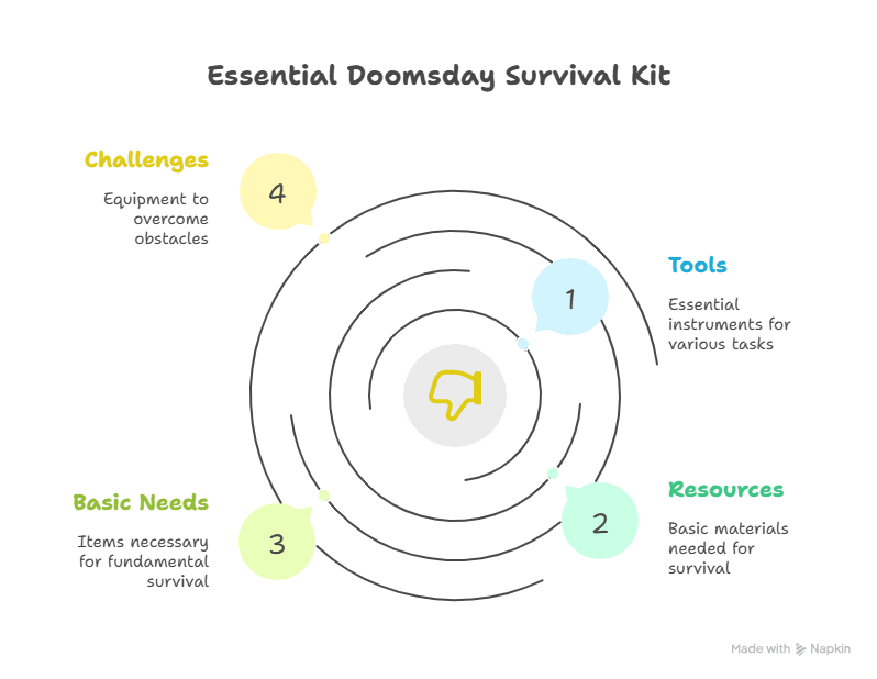 Infographic About What to Pack for Survival